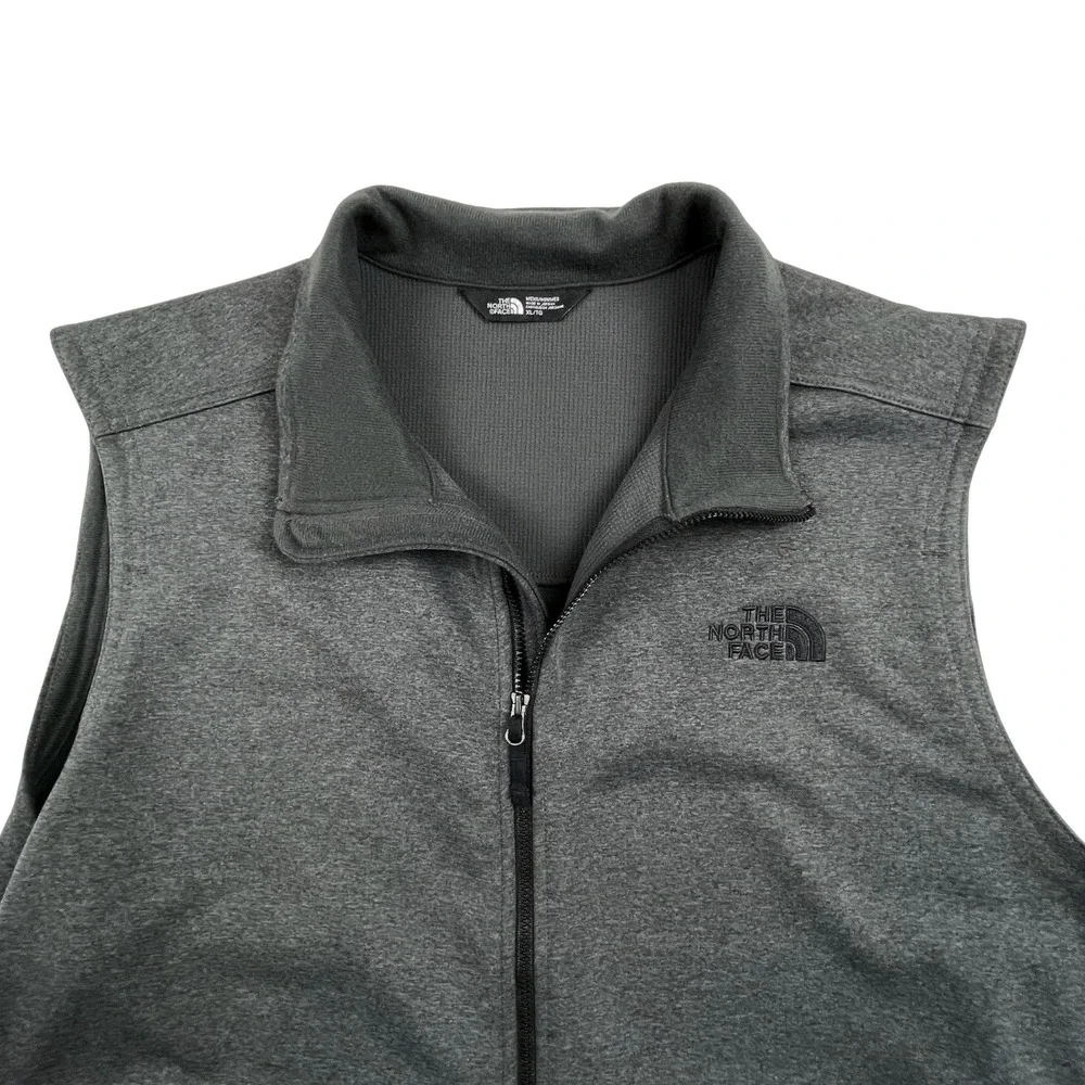 The North Face Apex Canyonwall Vest Mens XL Gray WindWall Softshell Fleece Lined